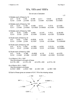 KS3 worksheets levels 5 and 6