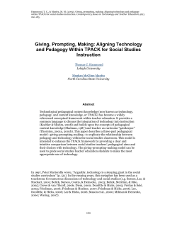 Giving, Prompting, Making