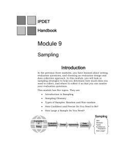 Module 9 - DME for Peace