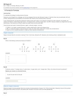 A Formula for Formulas