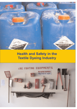 Health and Safety in the Textile Dyeing Industry