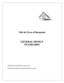 General Design Standards