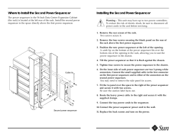 56-Inch Data Center Expansion Rack: Second Power Sequencer