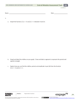 M2 End-of-Module Assessment Task