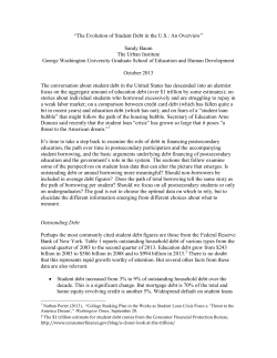 The Evolution of Student Debt in the US: An Overview