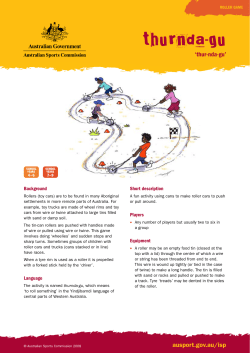 Thurnda-gu - Australian Sports Commission