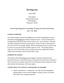 The Rag Coat - Illinois Geographic Alliance