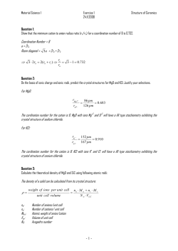 exercises and solutions - ETH