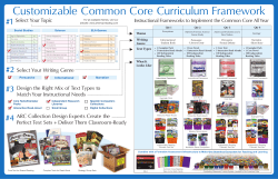 CCSS Comprehensive Curriculum Framework PDF