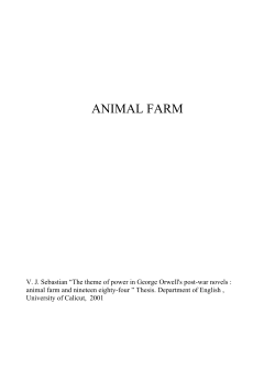 animal farm - Shodhganga
