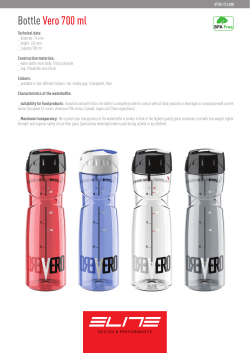 Bottle Vero 700 ml