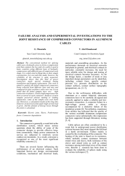failure analysis and experimental investigations to the joint
