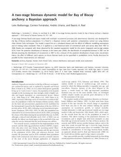 A two-stage biomass dynamic model for Bay of