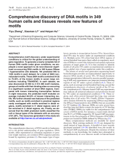 Comprehensive discovery of DNA motifs in 349 human cells and