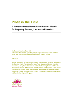 Profit in the Field: A Primer on Direct