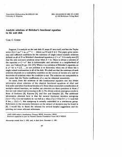 Bottcher`s Equation paper
