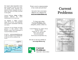 Current Problems Flyer