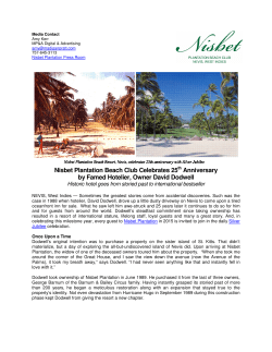 Nisbet Plantation Beach Club Celebrates 25 Anniversary by Famed