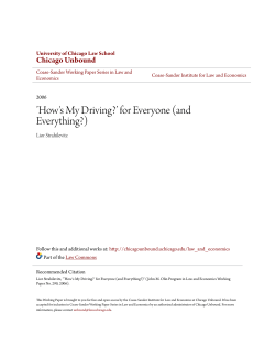 and Everything? - Chicago Unbound