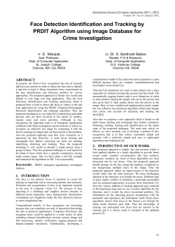 Face Detection Identification and Tracking by