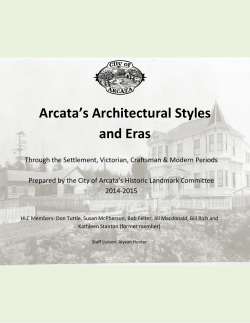 Arcata`s Architectural Styles and Eras