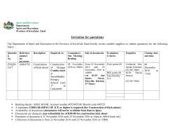 KZN Sport and Recreation