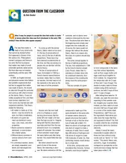 QUESTION FROM THE CLASSROOM