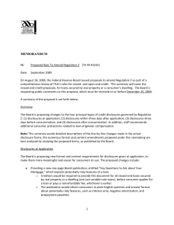 ABA`s summary of the closed