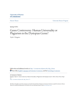 Genre Controversy: Human Universality or Plagiarism