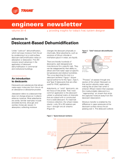 Advances in Desiccant-Based Dehumidification