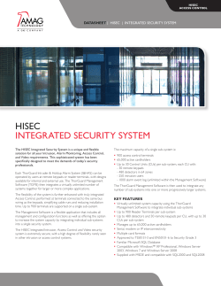 hisec integrated security system