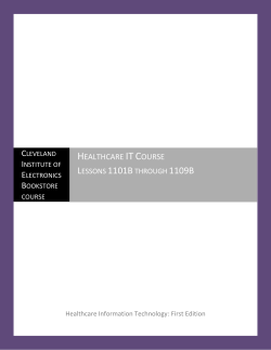 Healthcare IT Course