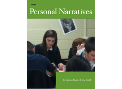 Personal Narratives