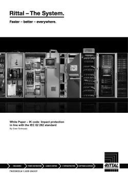 White Paper &ndash; IK code: Impact protection in line with the IEC 62 262
