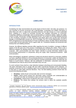 labelling - European Commission