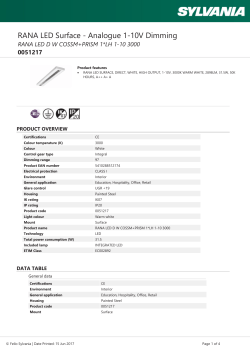 rana led dw cossm+prism 1*lh 1-10 3000