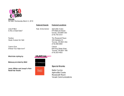 Special thanks Nella Cucina Aphrodite Cooks Roosevelt Room