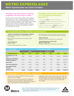 Green Fact Sheet - Metro ExpressLanes