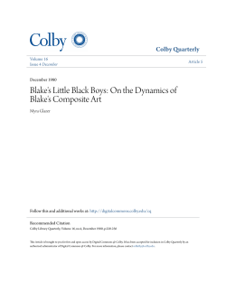 Blake`s Little Black Boys