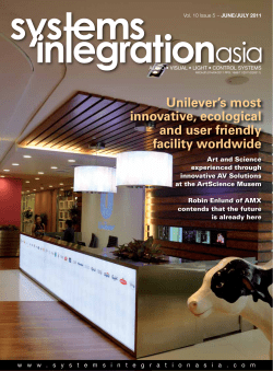 Unilever`s most innovative, ecological and user friendly facility