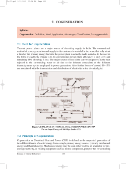 7. cogeneration - Bureau of Energy Efficiency