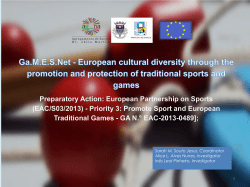 Projecto Games. Net - "Ga.MES@Eu" contest