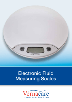 Electronic Fluid Measuring Scales
