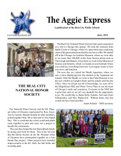 The Aggie Express - Beal City Public Schools