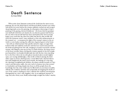 Death Sentence - UNF Digital Commons