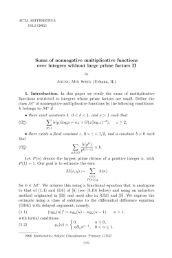 Sums of nonnegative multiplicative functions over integers without