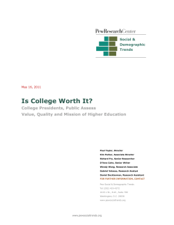 Is College Worth It?