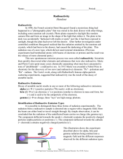 Radioactivity Handout