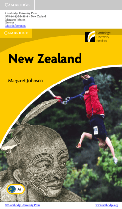 New Zealand - Assets - Cambridge University Press
