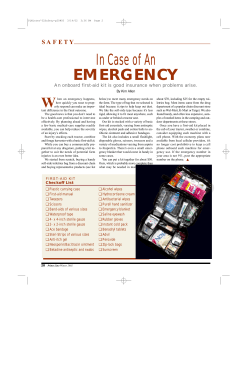 In Case of An EMERGENCY - Purdue College of Engineering